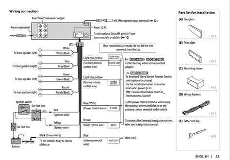 kenwood ddx371 wiring harness diagram 